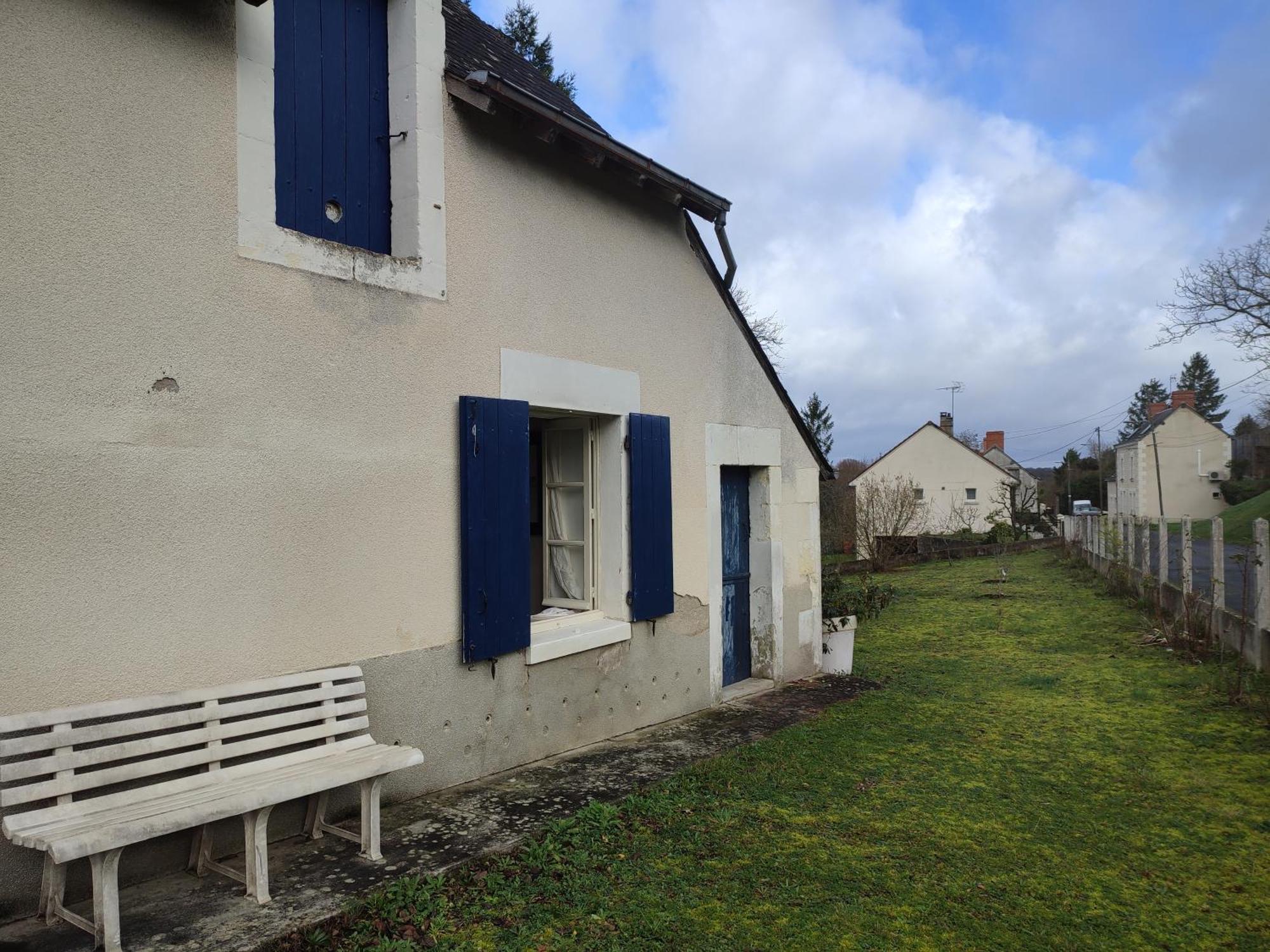 Maison Plain Pied, 2 Chambres, Longere Typique , Fraiche, Dans Bourg Avec Tous Commerces Luçay-le-Mâle エクステリア 写真