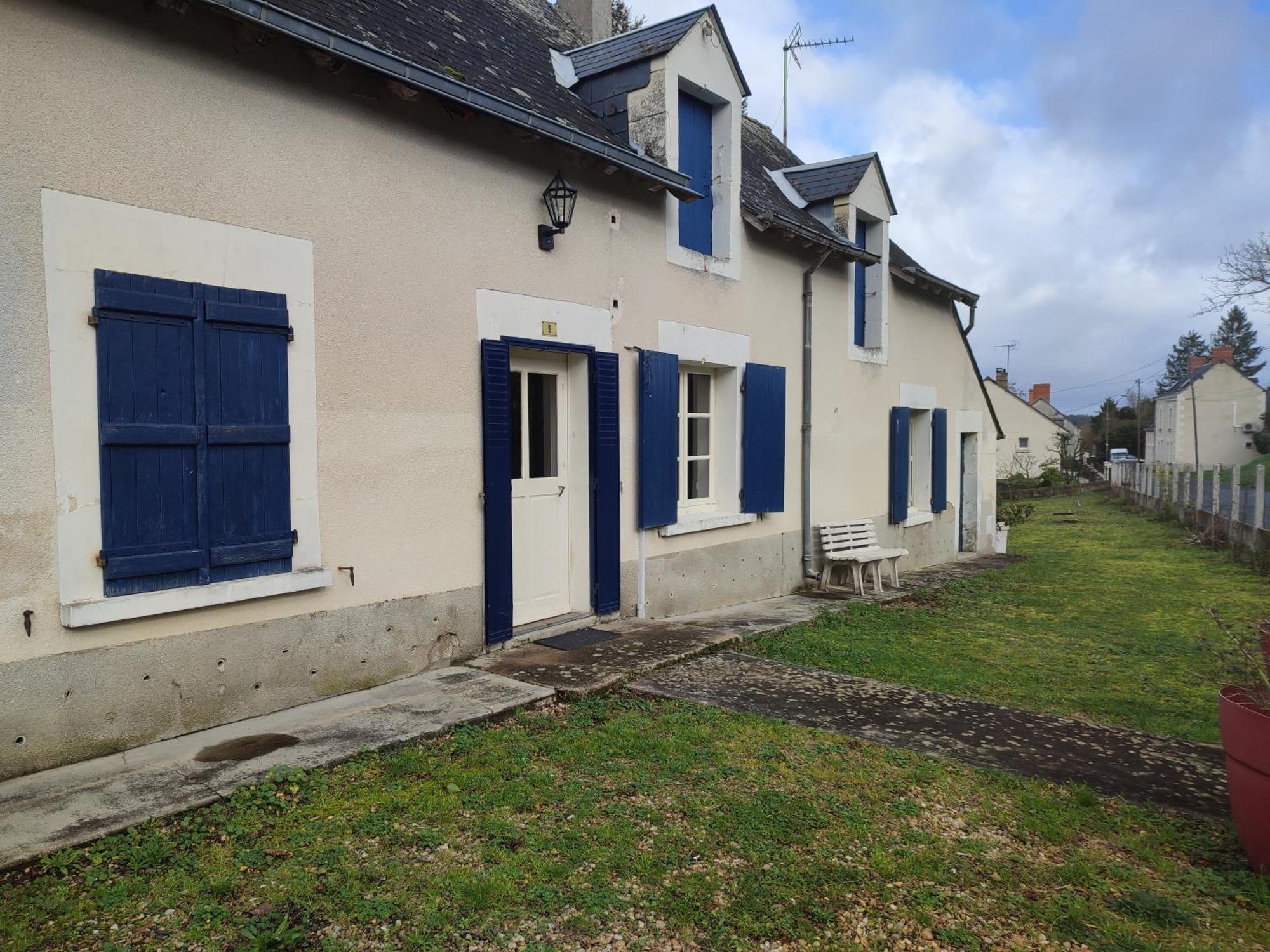 Maison Plain Pied, 2 Chambres, Longere Typique , Fraiche, Dans Bourg Avec Tous Commerces Luçay-le-Mâle エクステリア 写真