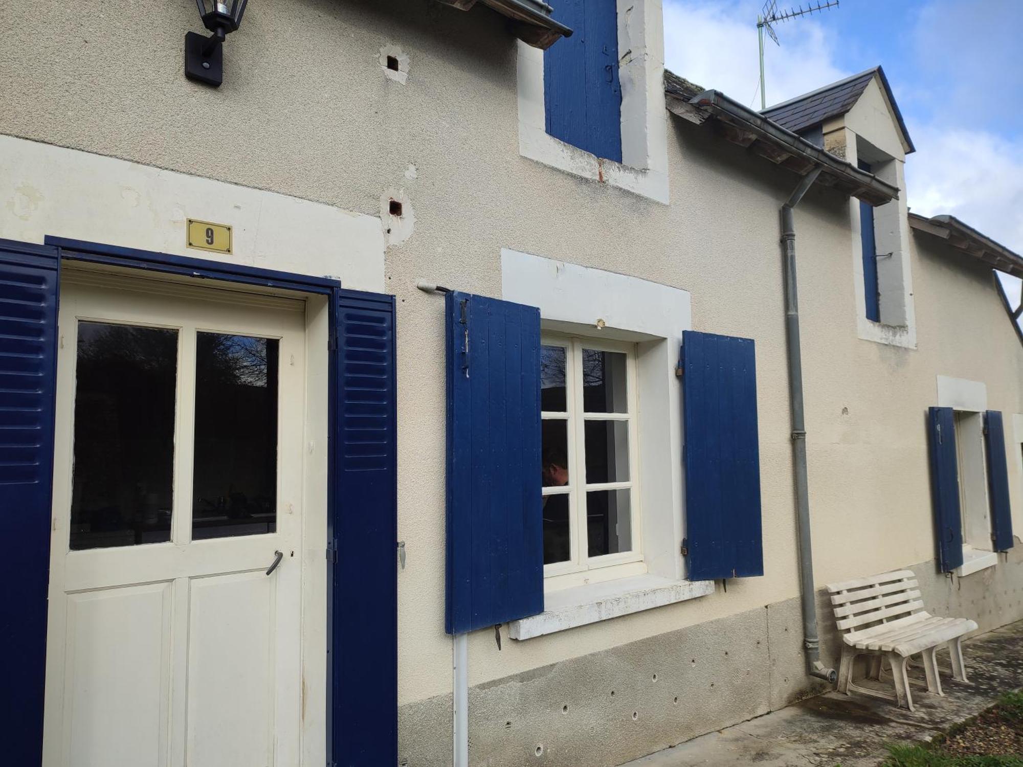 Maison Plain Pied, 2 Chambres, Longere Typique , Fraiche, Dans Bourg Avec Tous Commerces Luçay-le-Mâle エクステリア 写真